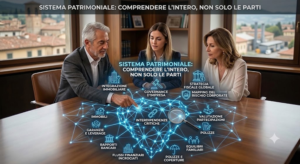 Le diverse componenti di un patrimonio