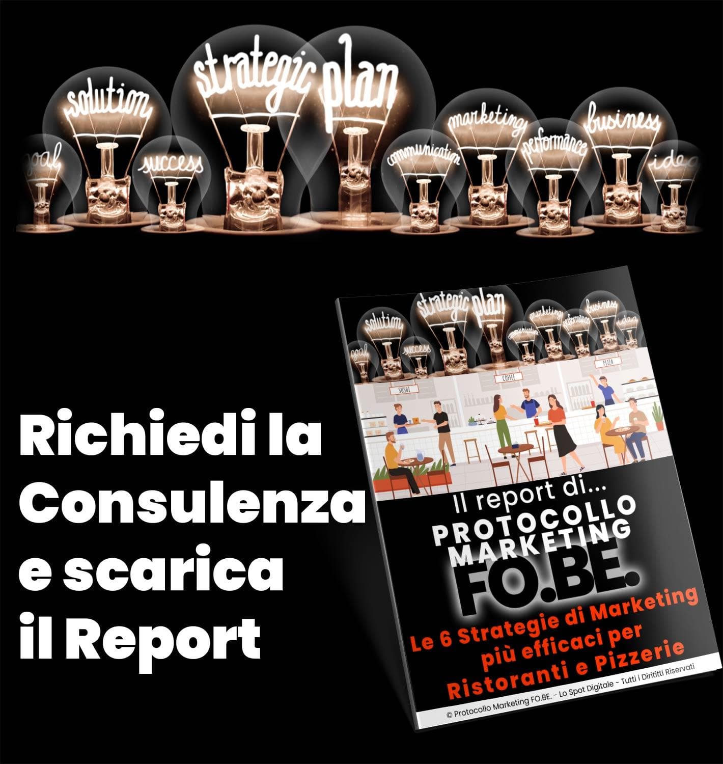 Consulenza + Report Protocollo Marketing Fo.Be.