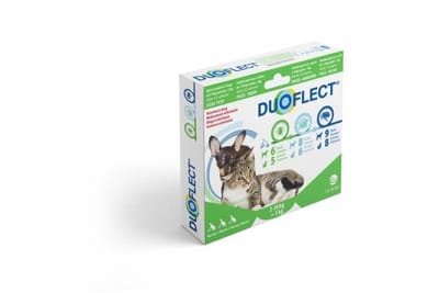 DUOFLECT Antiparassitario Spot-on Per Gatti 0.5-5kg - Contro Pulci E Zecche, 3 Pipette - Foto 2