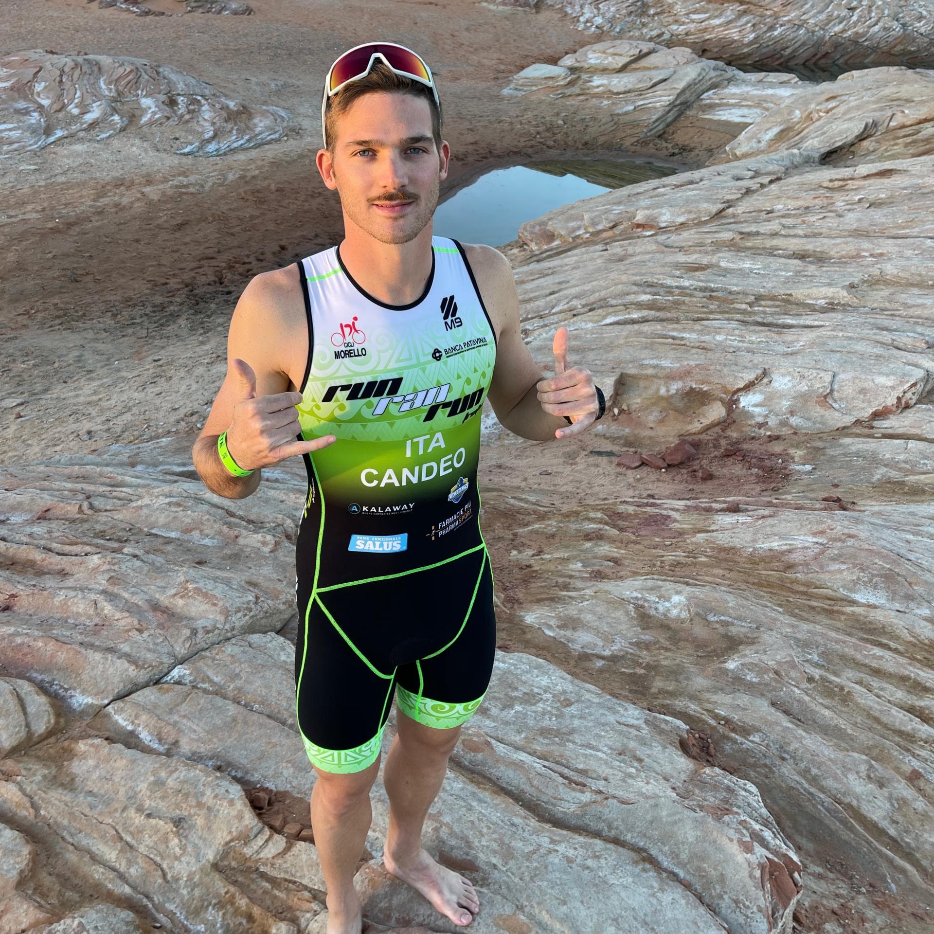 Filippo Candeo mondiale 70.3 USA con il body triathlon M9 226 Filippo Candeo mondiale 70.3 USA con il body triathlon M9 226