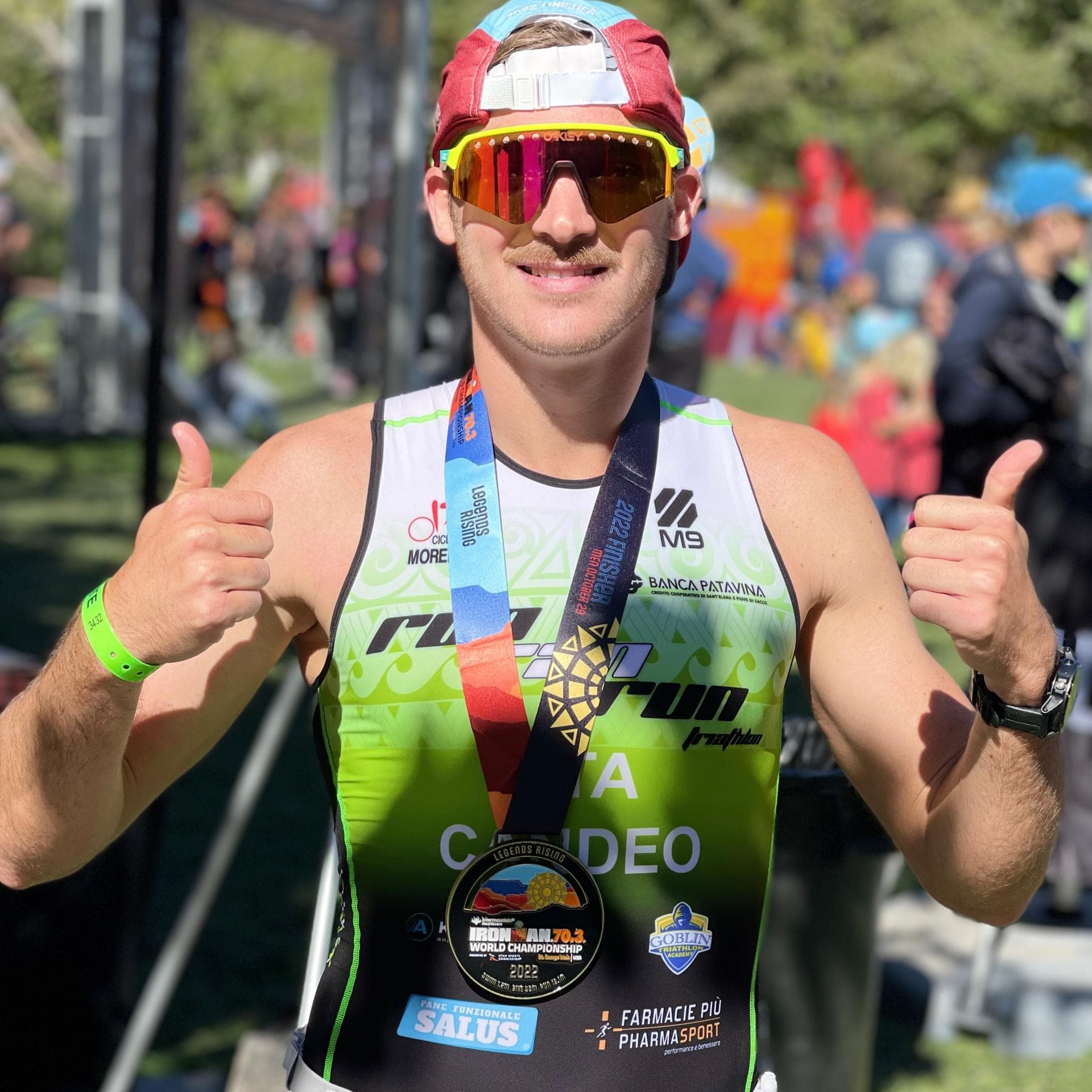 Filippo Candeo mondiale 70.3 USA con il body triathlon M9 226 Filippo Candeo mondiale 70.3 USA con il body triathlon M9 226