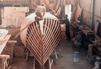 Dettaglio timoneria Innova 33 WA