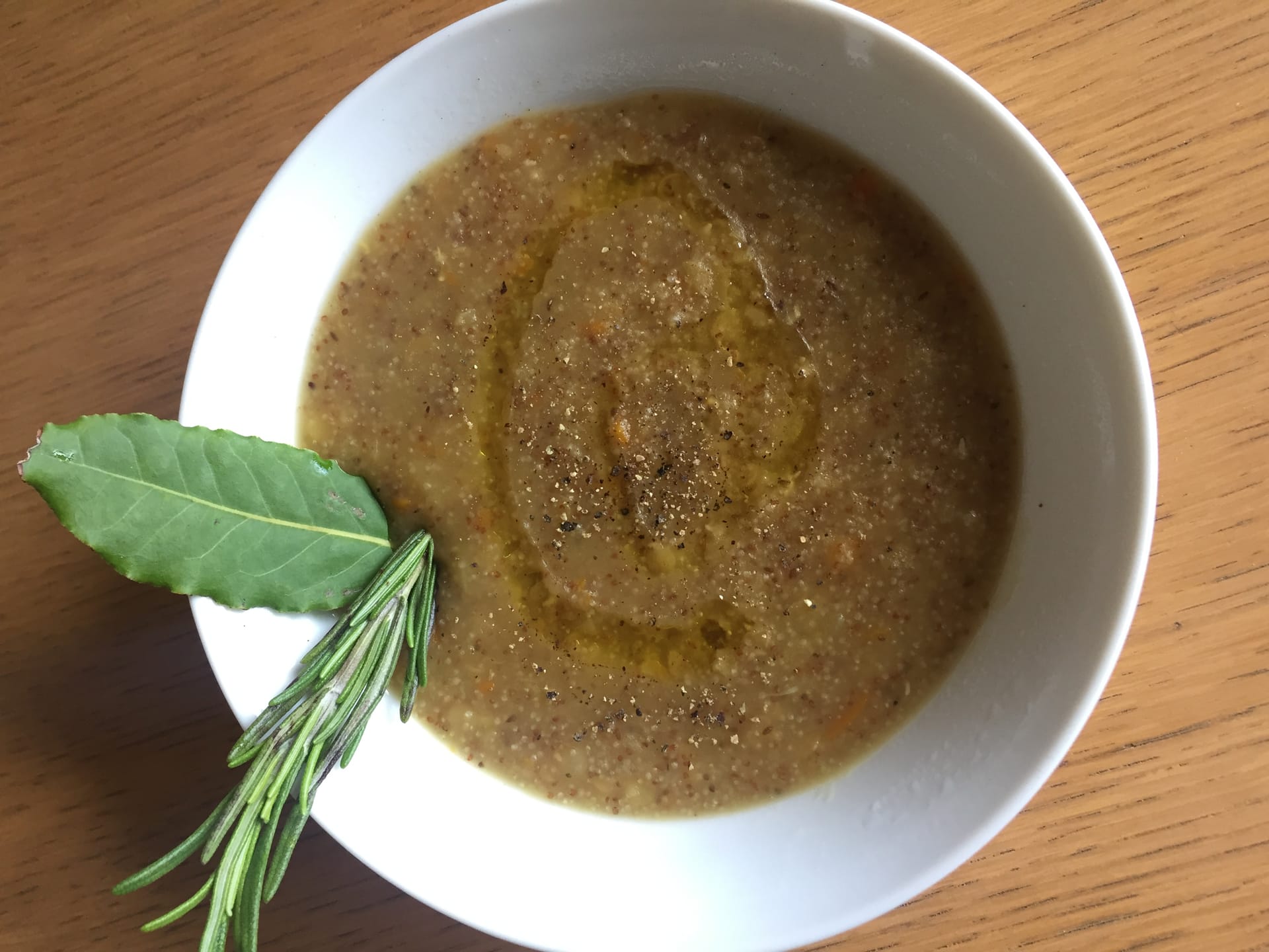 “Polenta” di teff e lenticchie “Polenta” di teff e lenticchie