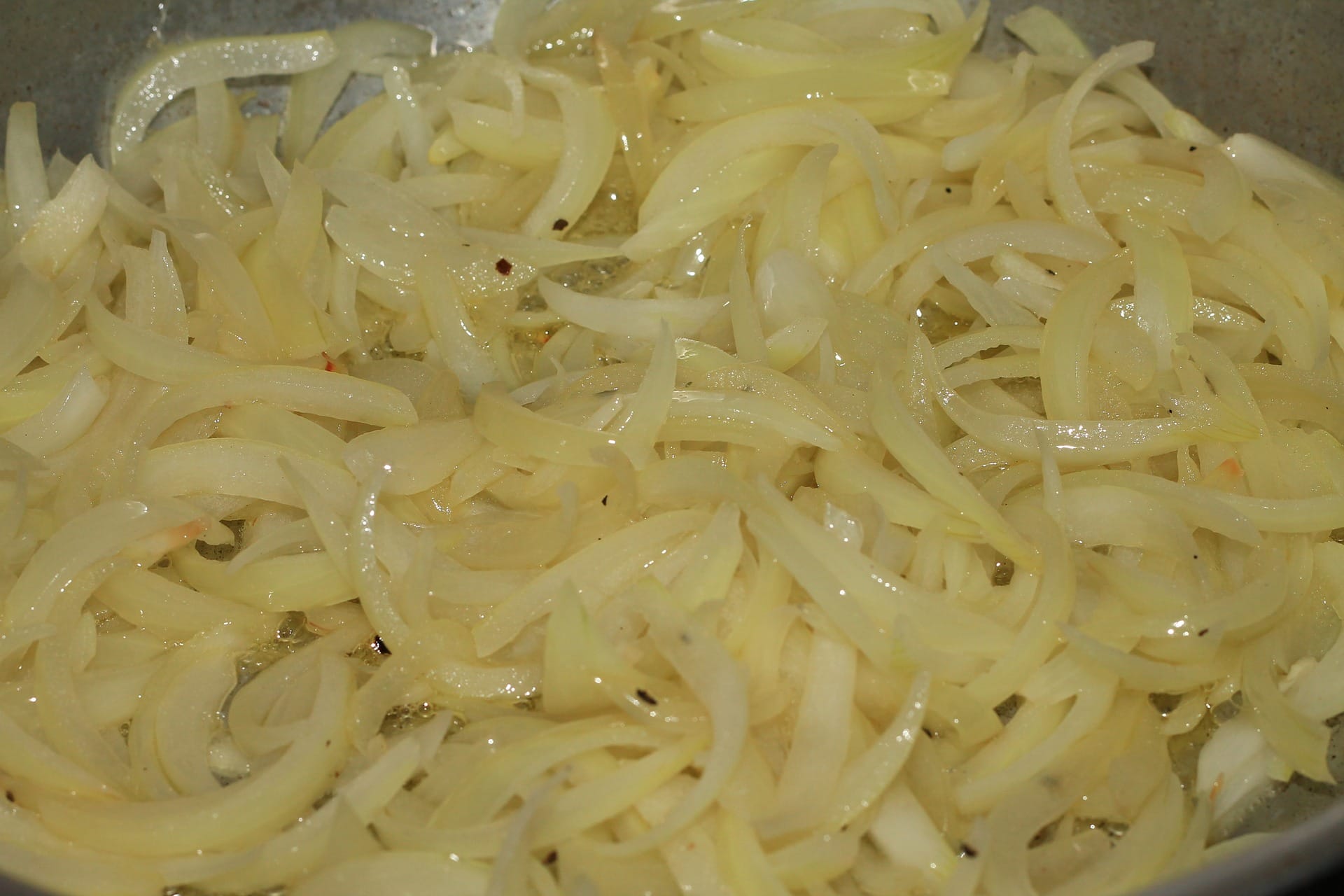 Tempeh con cipolle Tempeh con cipolle