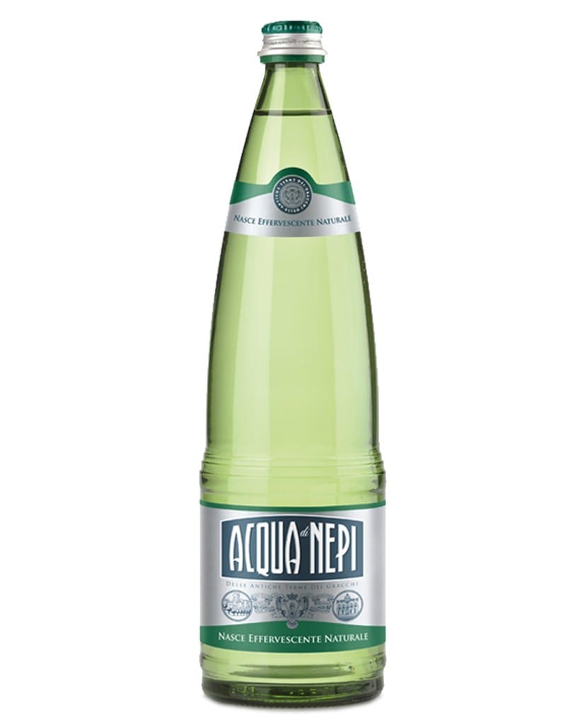 Acqua di Nepi effervescente naturale in vetro a rendere 1 litro x 12 bottiglie Acqua di Nepi effervescente naturale in vetro a rendere 1 litro x 12 bottiglie
