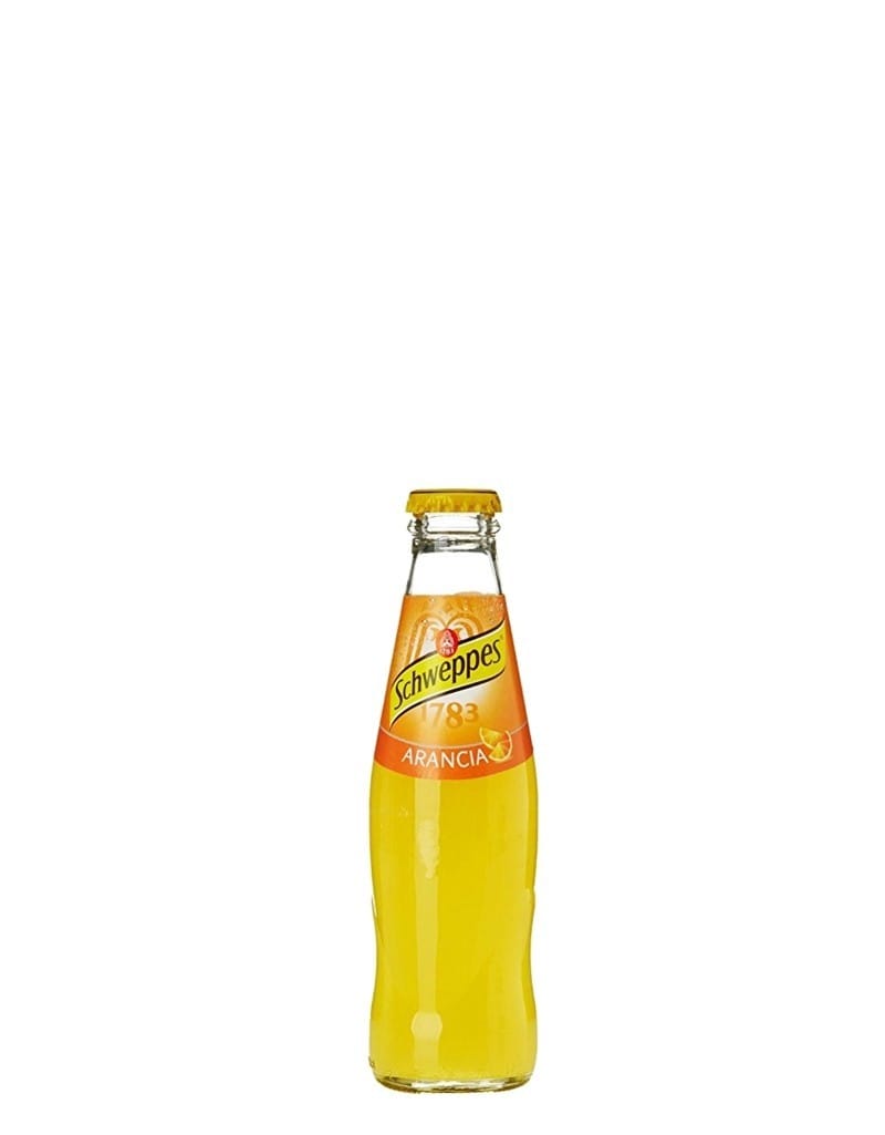 Acqua Tonica Schweppes arancia vetro 18 Cl x 24 bottiglie Acqua Tonica Schweppes arancia vetro 18 Cl x 24 bottiglie