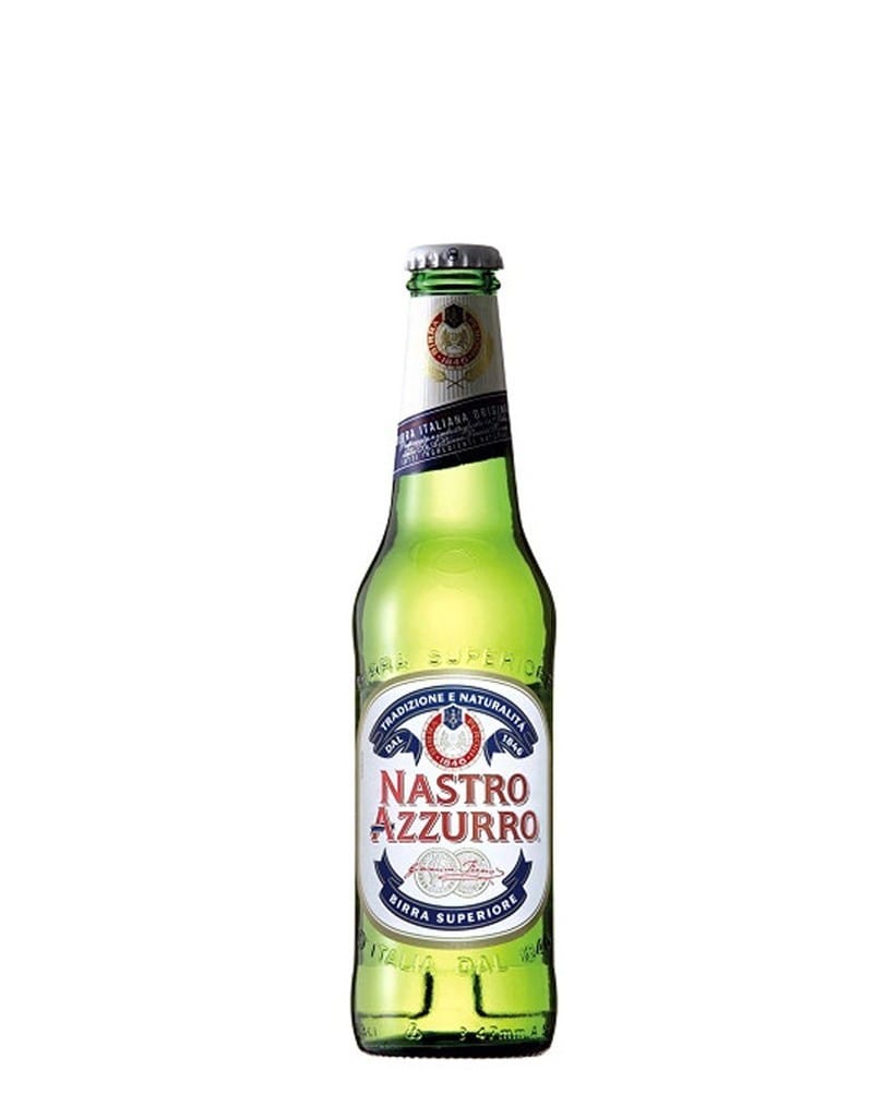 Birra Nastro Azzurro Vetro 33 Cl x 24 Bottiglie Birra Nastro Azzurro Vetro 33 Cl x 24 Bottiglie