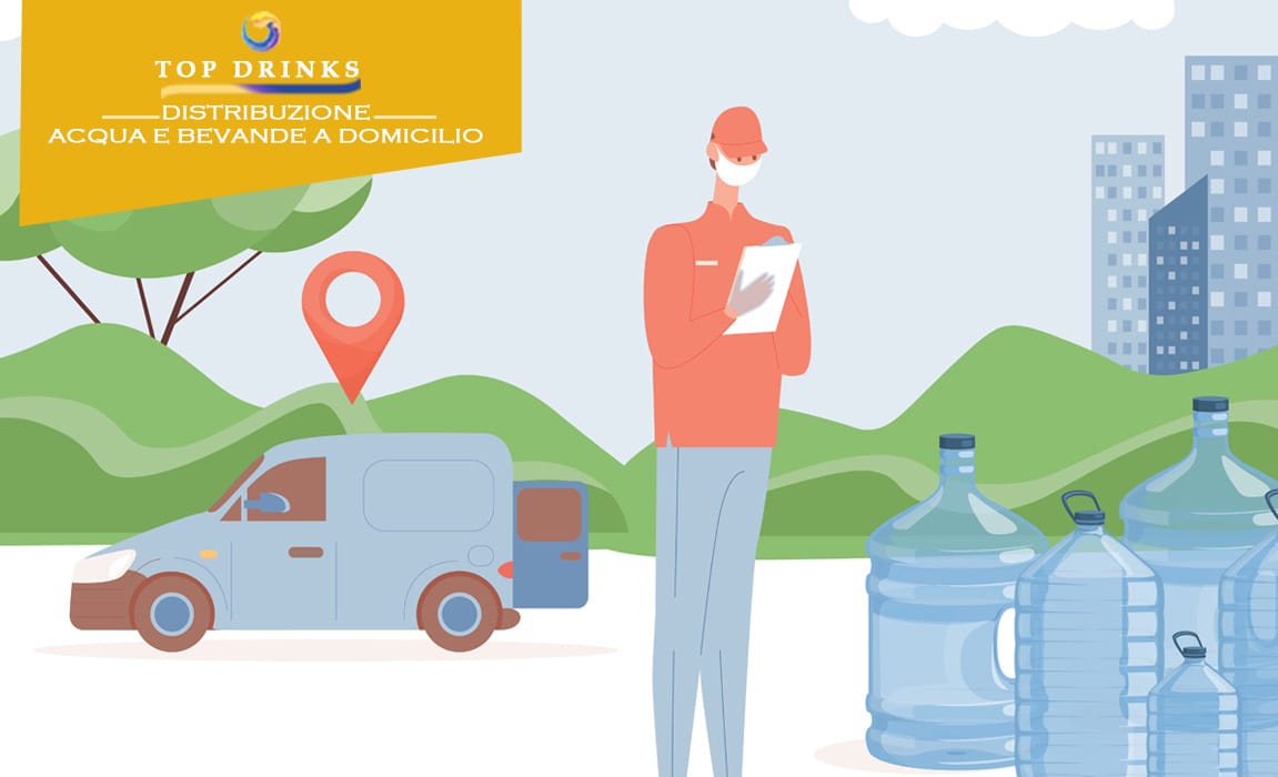 Consegna Acqua al Piano Consegna Acqua e bevande direttamente al piano