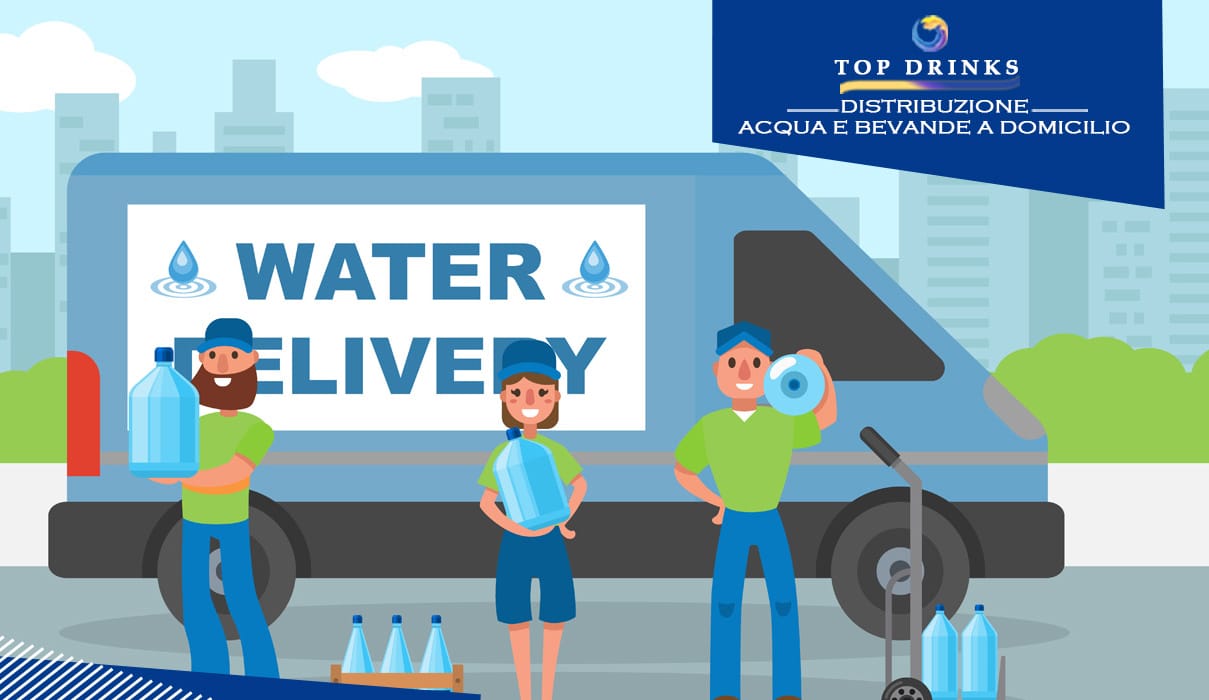 Acqua a domicilio Stanco di caricarti il peso dell'acqua? Affidati a noi!