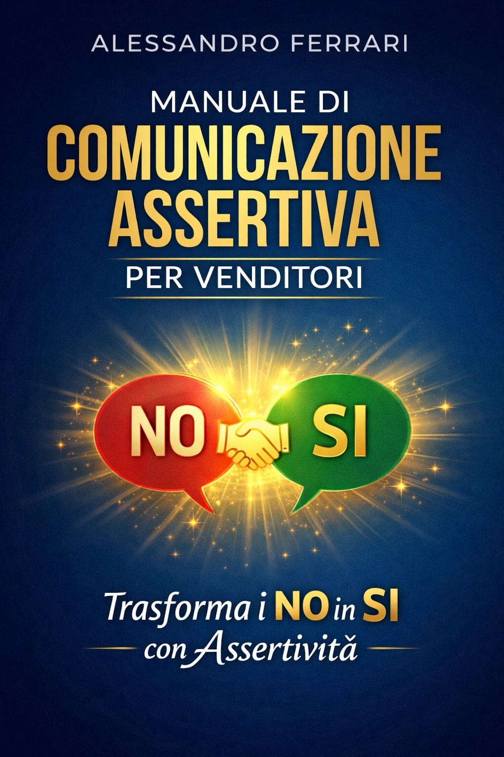 Copertina libro Comunicazione Assertiva per Venditori | Alessandro Ferrari Copertina del libro “Manuale di Comunicazione Assertiva per Venditori: Trasforma i NO in SI con Assertività” di Alessandro Ferrari