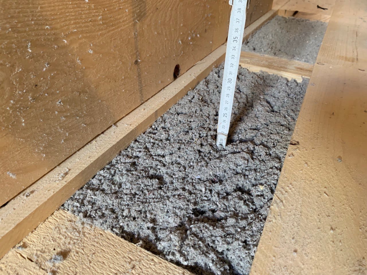 Cellulosa-intercapedine-tavolato isolato