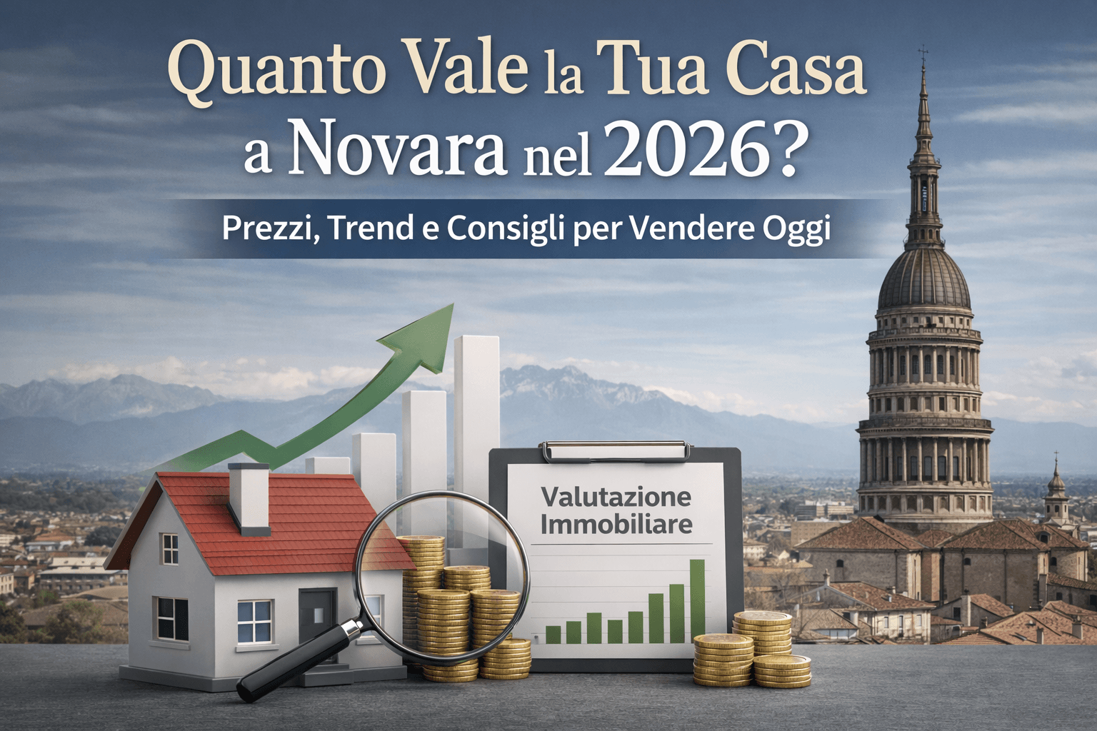 Quanto Vale la Mia Casa a Novara nel 2026? Prezzi per Zona