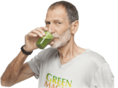 Marco Olmo e succo d'erba d'orzo