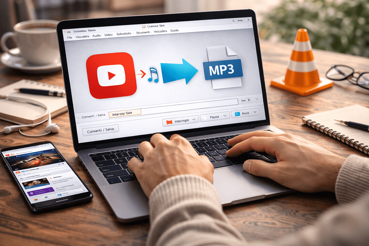 Convertire YouTube in MP3 con VLC: guida semplice per salvare l’audio dei video Convertire YouTube in MP3 con VLC: guida semplice per salvare l’audio dei video