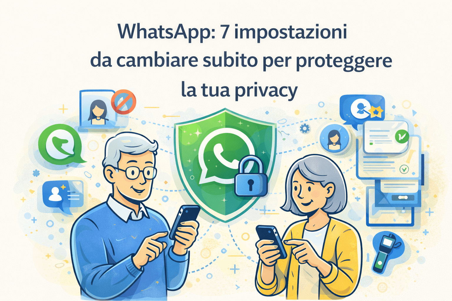 WhatsApp: 7 impostazioni da cambiare subito per proteggere la tua privacy WhatsApp: 7 impostazioni da cambiare subito per proteggere la tua privacy