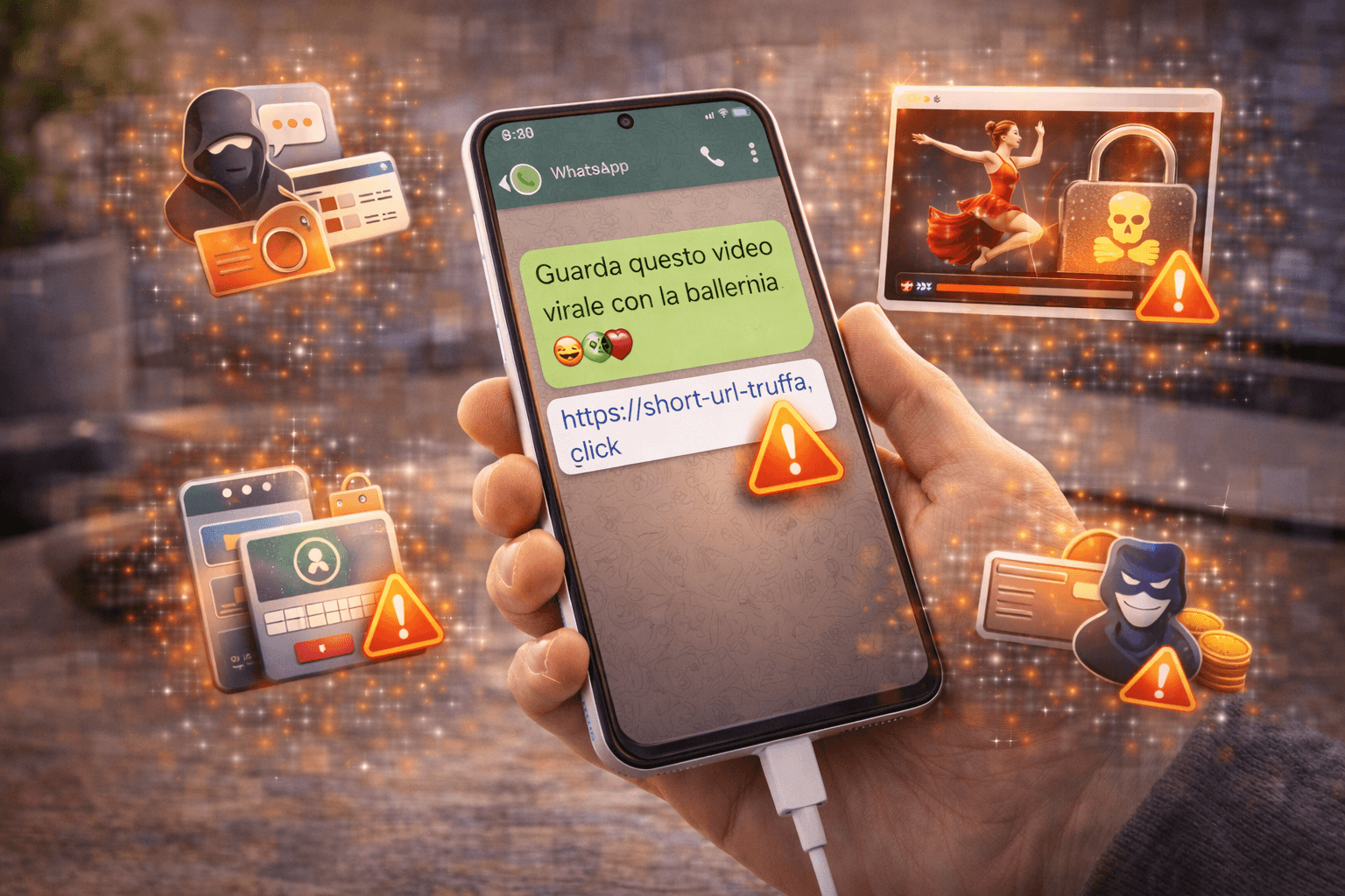 WhatsApp truffa ballerina: come funziona la nuova truffa che sta circolando sui telefoni WhatsApp truffa ballerina: come funziona la nuova truffa che sta circolando sui telefoni