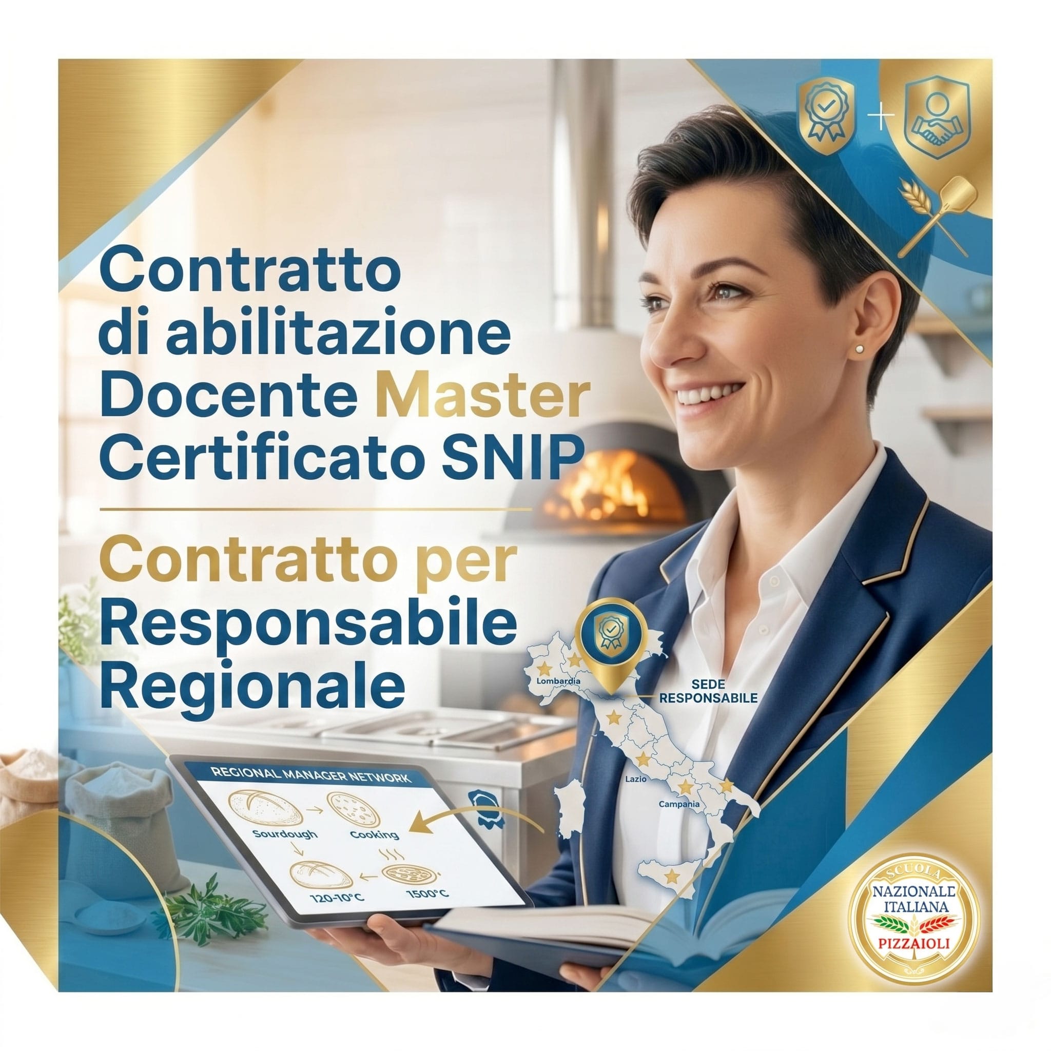 Snip Region Diventa Docente Certificato SNIP | Abilitazione Master Pizzaiolo
