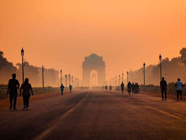 Inquinamento atmosferico Nuova Delhi, India