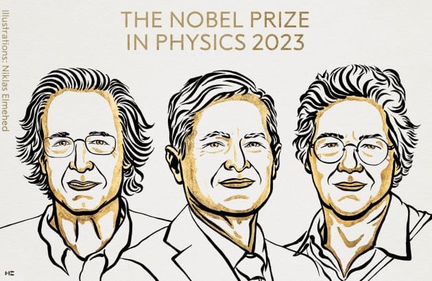 Premio Nobel A Pierre Agostini, Ferenc Krausz e Anne L'Huillier il Nobel per la Fisica 2023
