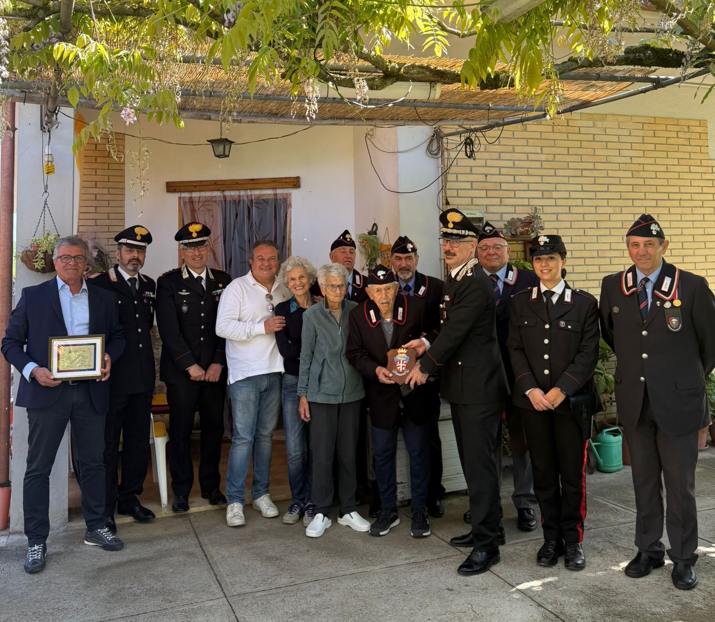 Ceccano, un secolo in divisa: l’arma festeggia i 100 anni dell’appuntato Casalese IMG_5953