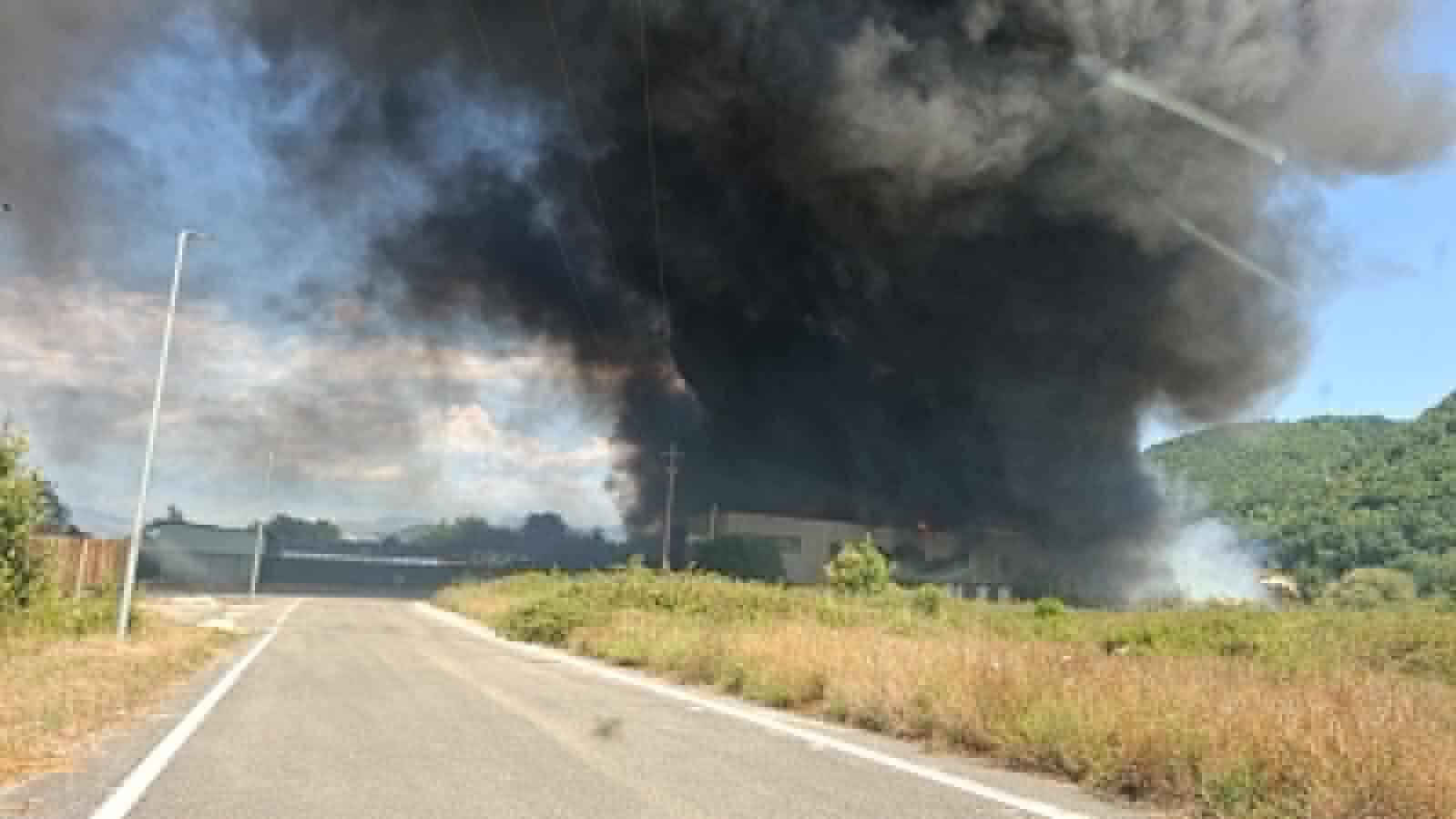 Incendio REMAT a San Giorgio a Liri: i valori di diossina tornano a scendere, l'allarme si attenua IMG_8714