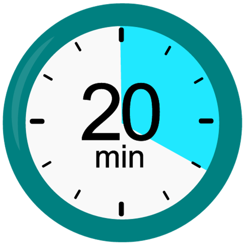 Solo 20 minuti al giorno di allenamento Solo 20 minuti al giorno di allenamento