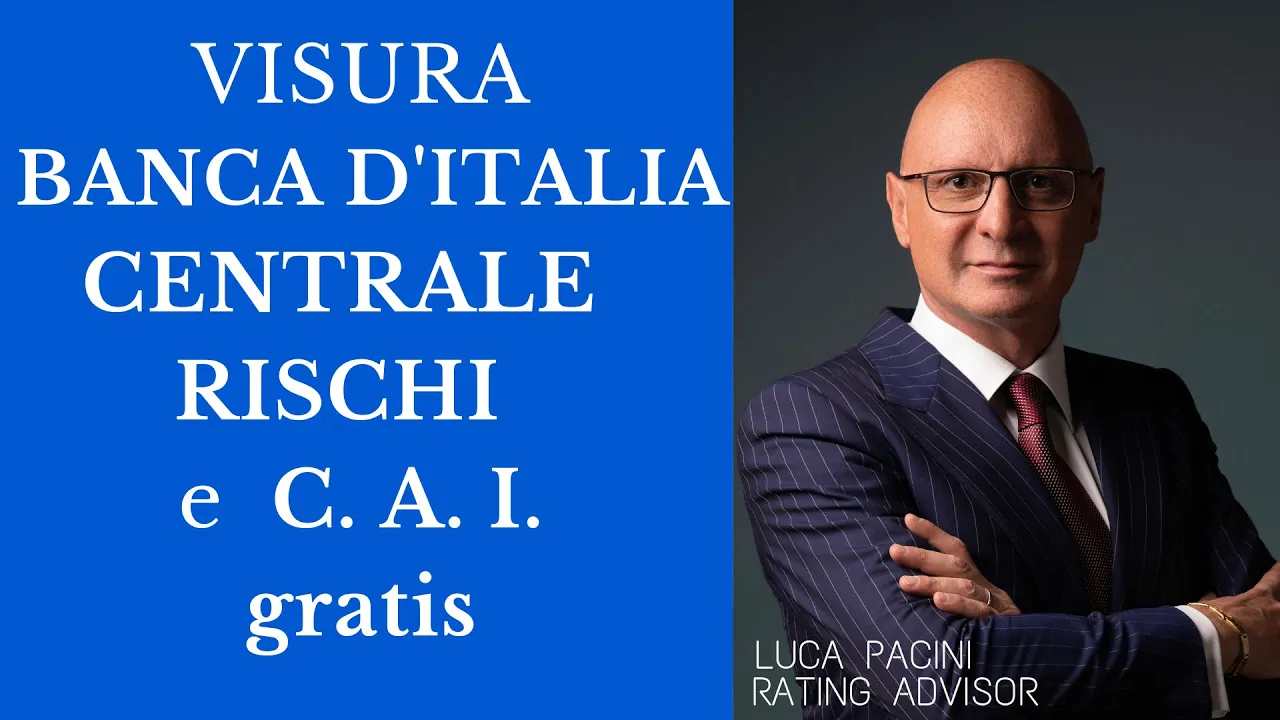 Video gratuito visura Centrale Rischi Banca d'Italia e CAI