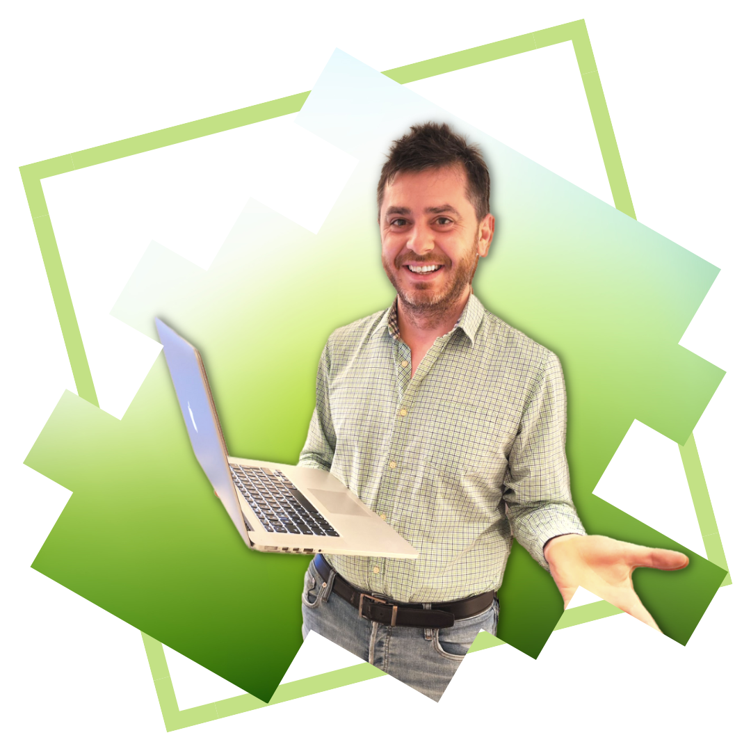 roberto bello in azione con il suo macbook roberto bello in azione con il suo macbook