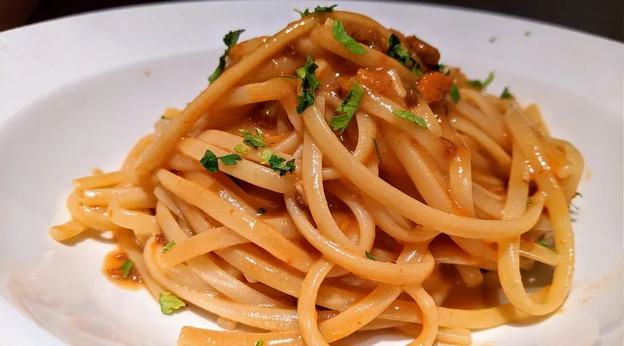 pasta ai ricci di mare osteria antica marina catania