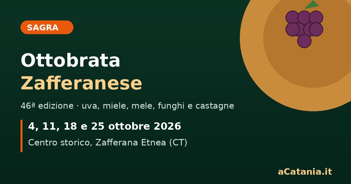 Ottobrata Zafferanese 2026