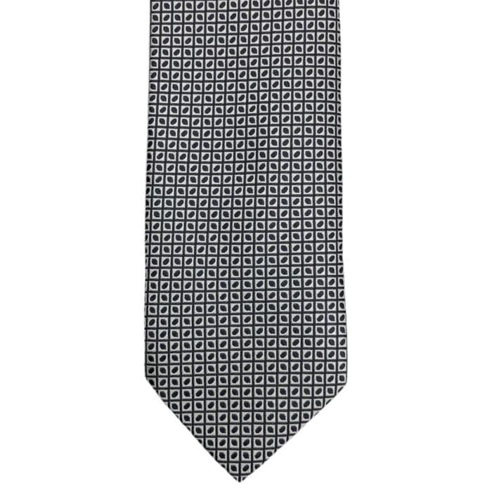 Cravate Noire Fine En Satin De Polyester - Marque Schizzo Style, Occasion