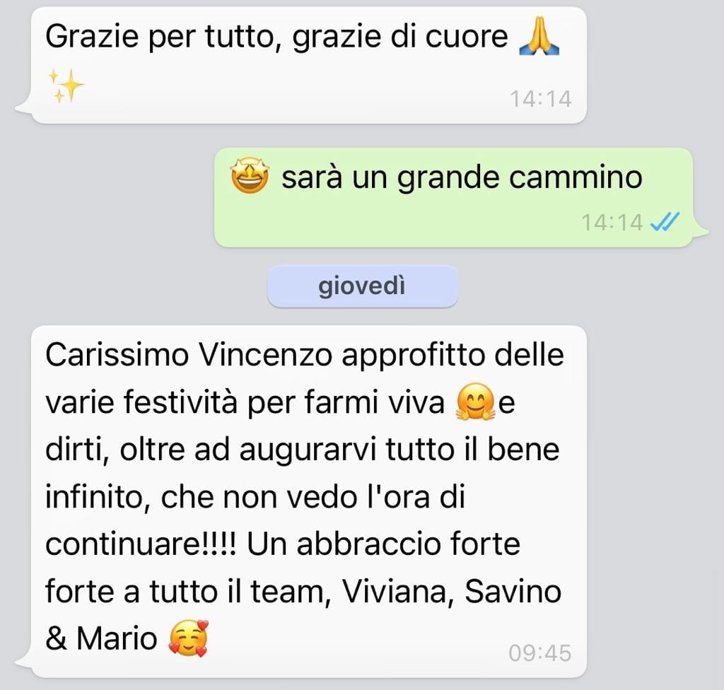 Feedback Vincenzo D'amato Feedback Vincenzo D'amato