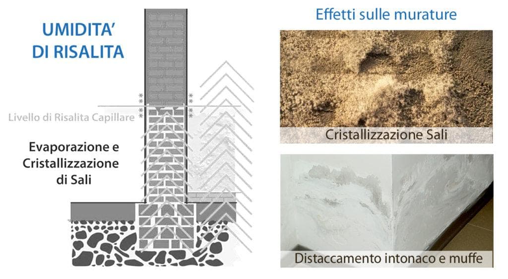 eliminare muffa e condensa
