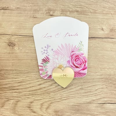 Imagiparts Custodia Per Fiocco Con Sistema Di Chiusura - Confezione Da 4 - Rosse