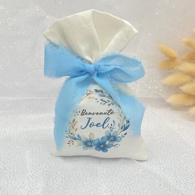 Sacchetti Regalo In Tela Di Mussola 25 Pezzi - Personalizzabili Con