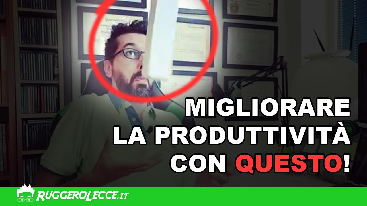 Come migliorare la produttività al lavoro Come migliorare la produttività al lavoro