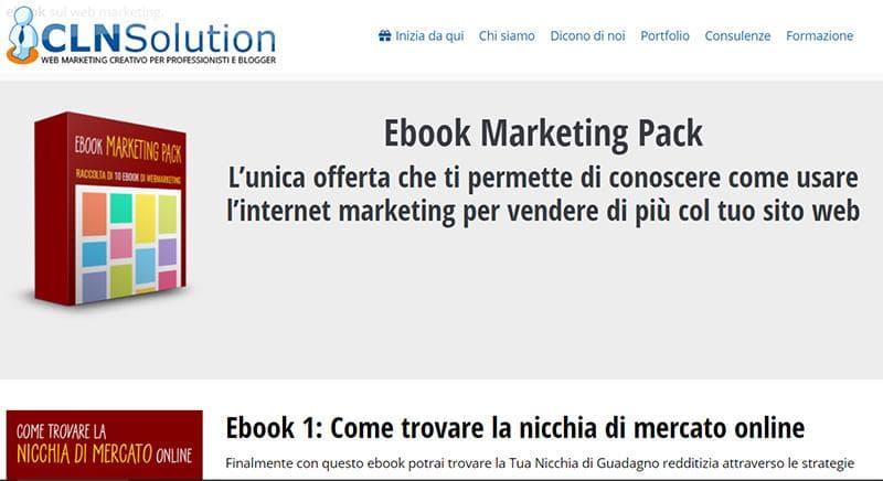 Ebook marketing pack, per vendere online e comunicare con strategia
