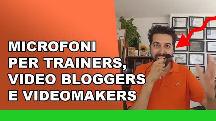 Microfoni per trainers, video bloggers e videomakers Microfoni per trainers, video bloggers e videomakers
