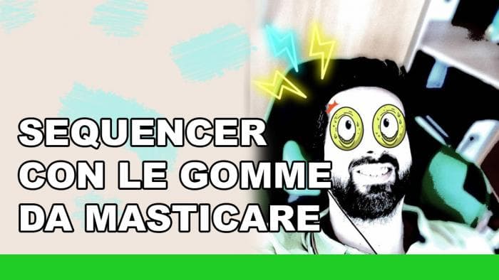 Sequencer con le gomme da masticare Sequencer con le gomme da masticare