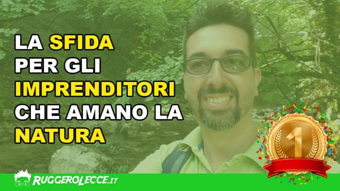 Doccia fredda per gli imprenditori che amano la Natura Doccia fredda per gli imprenditori che amano la Natura