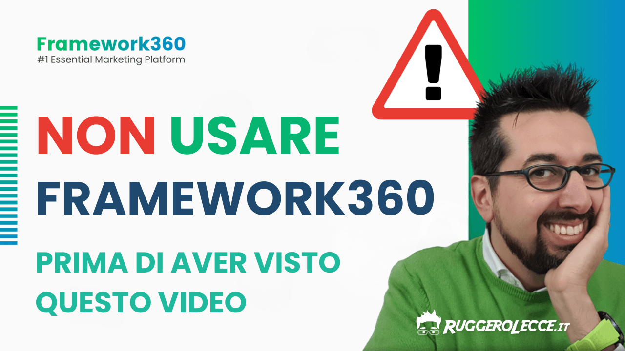 Creare un sito web con Framework360: quello che nessuno ti dice sulla piattaforma all-in-one Creare un sito web con Framework360: quello che nessuno ti dice sulla piattaforma all-in-one