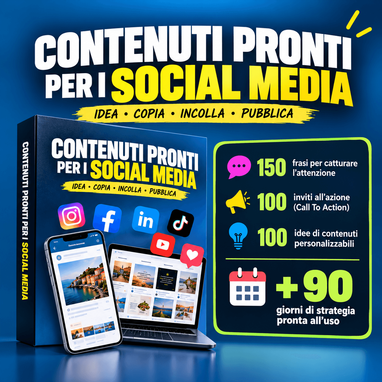 Contenuti pronti per i social media Contenuti pronti per i social media