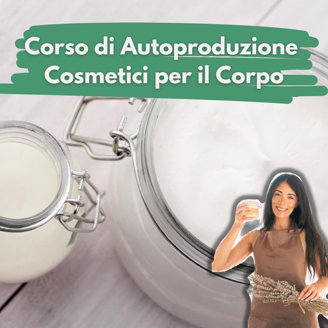 Percorso di Autoproduzione Corpo da favola: crema corpo profumata, crema rassodante seno e corpo, gel gambe defaticante anticellulite Percorso di Autoproduzione Corpo da favola: crema corpo profumata, crema rassodante seno e corpo, gel gambe defaticante anticellulite