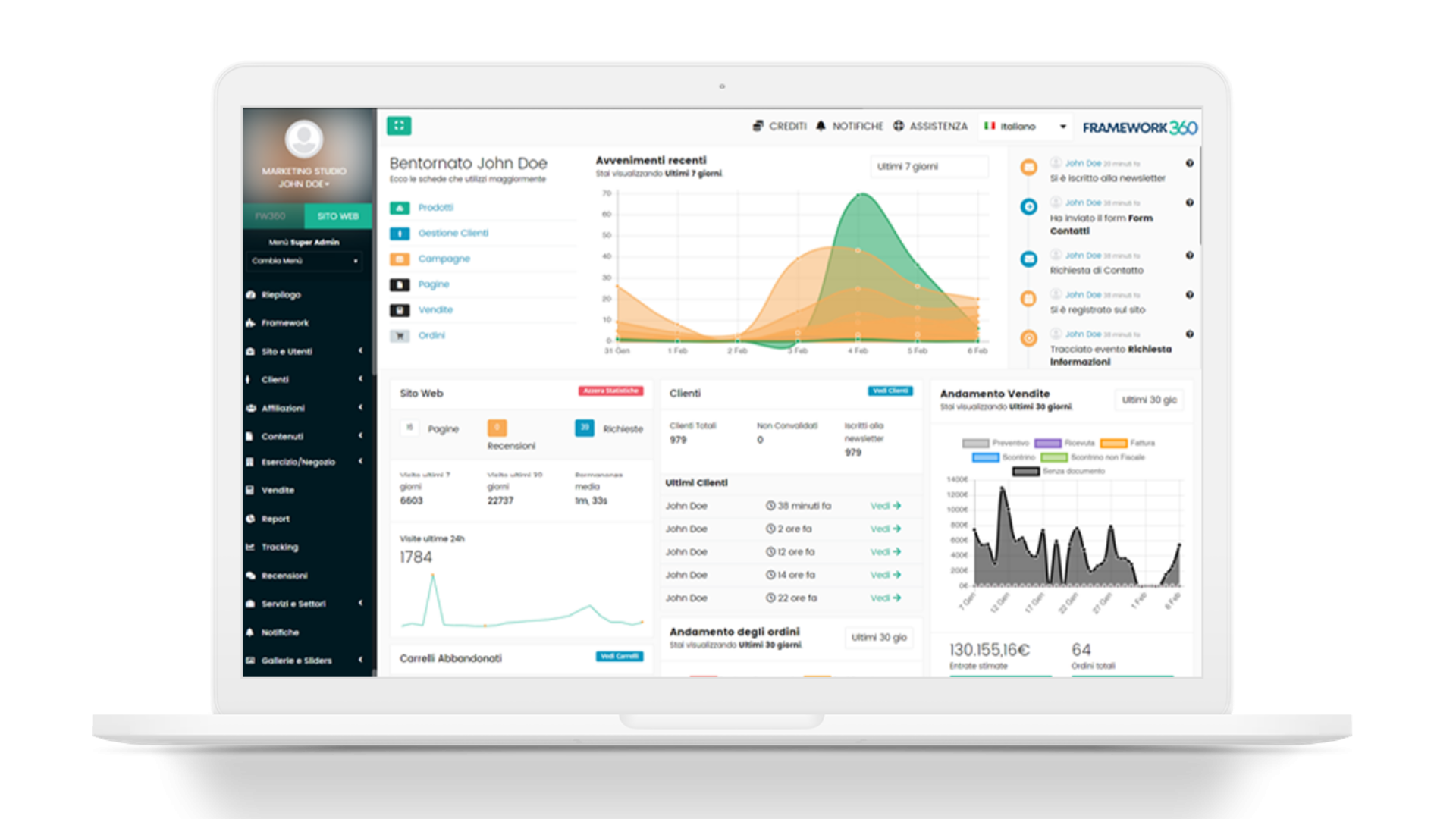 framework l'unico software di marketing digitale integrato framework l'unico software di marketing digitale integrato