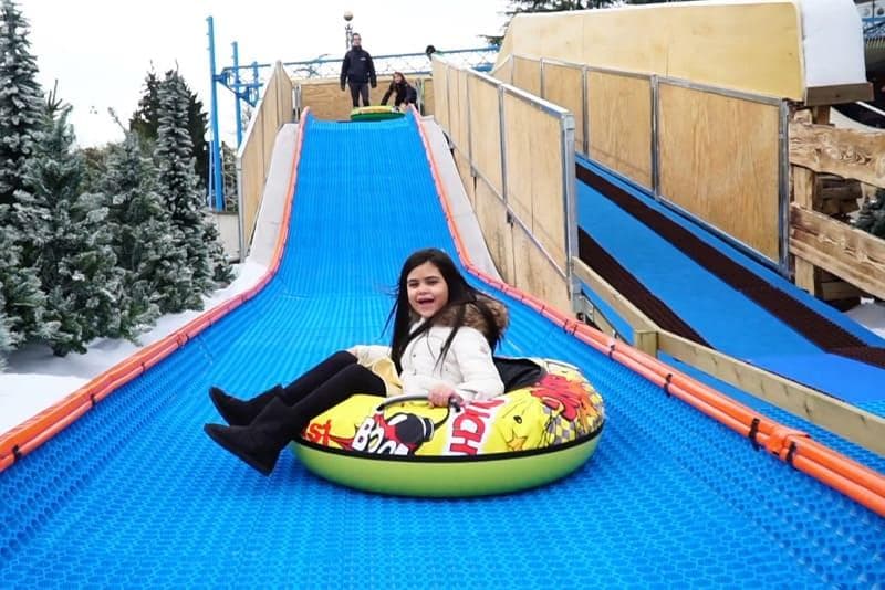 Snow tube fun for kids on MINI TUBBY by Neveplast Snow tube fun for kids on MINI TUBBY by Neveplast