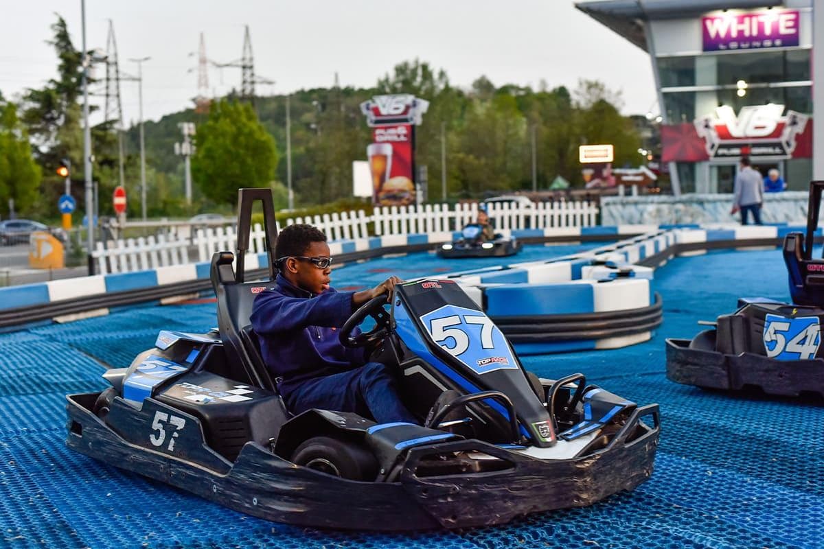 S-KID, the Go-Kart Drifting for jids, heats up the Arese Shopping Center S-KID, the Go-Kart Drifting for jids, heats up the Arese Shopping Center