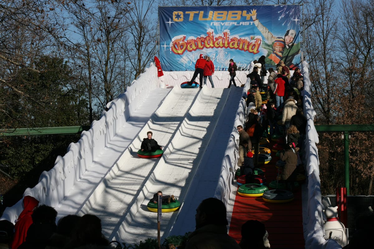 TUBBY tubing attraction at Gardaland by Neveplast TUBBY tubing attraction at Gardaland by Neveplast