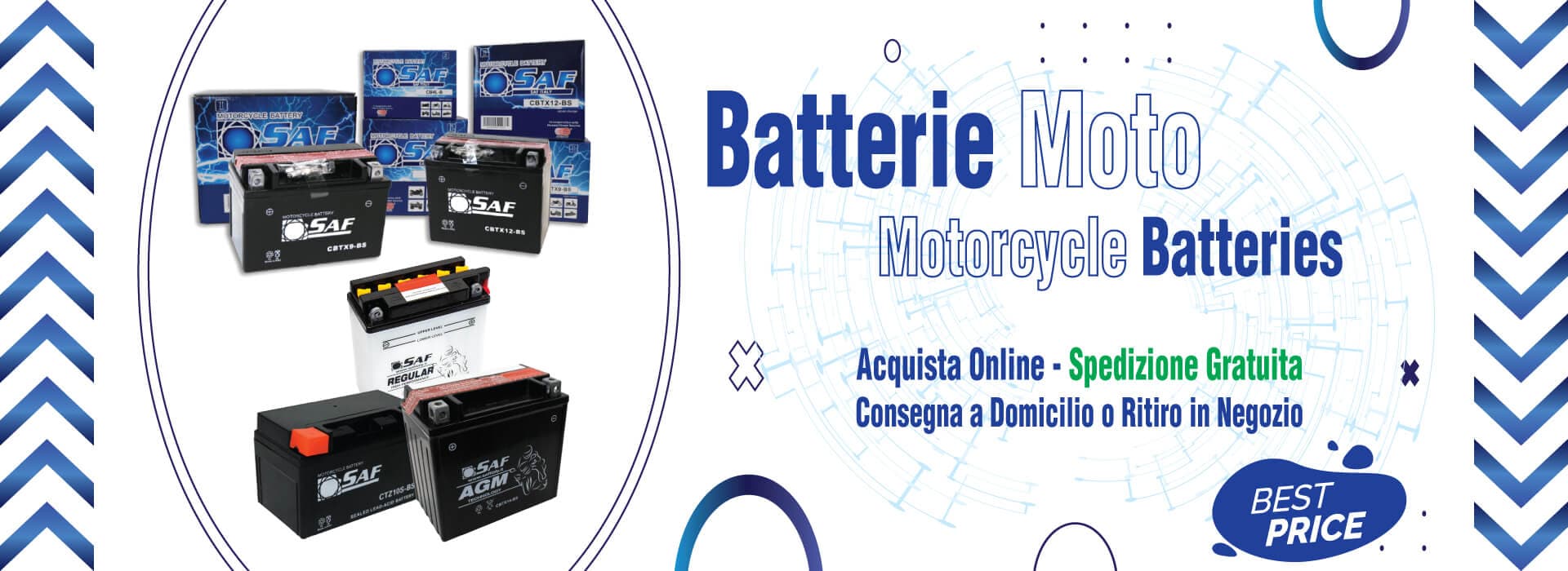 Batterie da Moto e Scooter