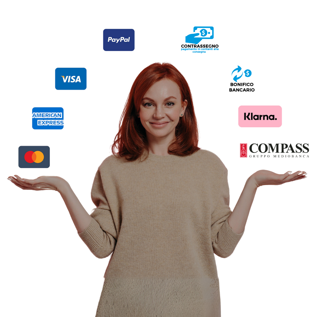 Acquista CleanseIntense con pagamenti flessibili: rate a tasso 0, PayPal, bonifico e contrassegno Pagamenti flessibili per acquistare tecnologie estetiche – Klarna, Visa, PayPal, Bonifico