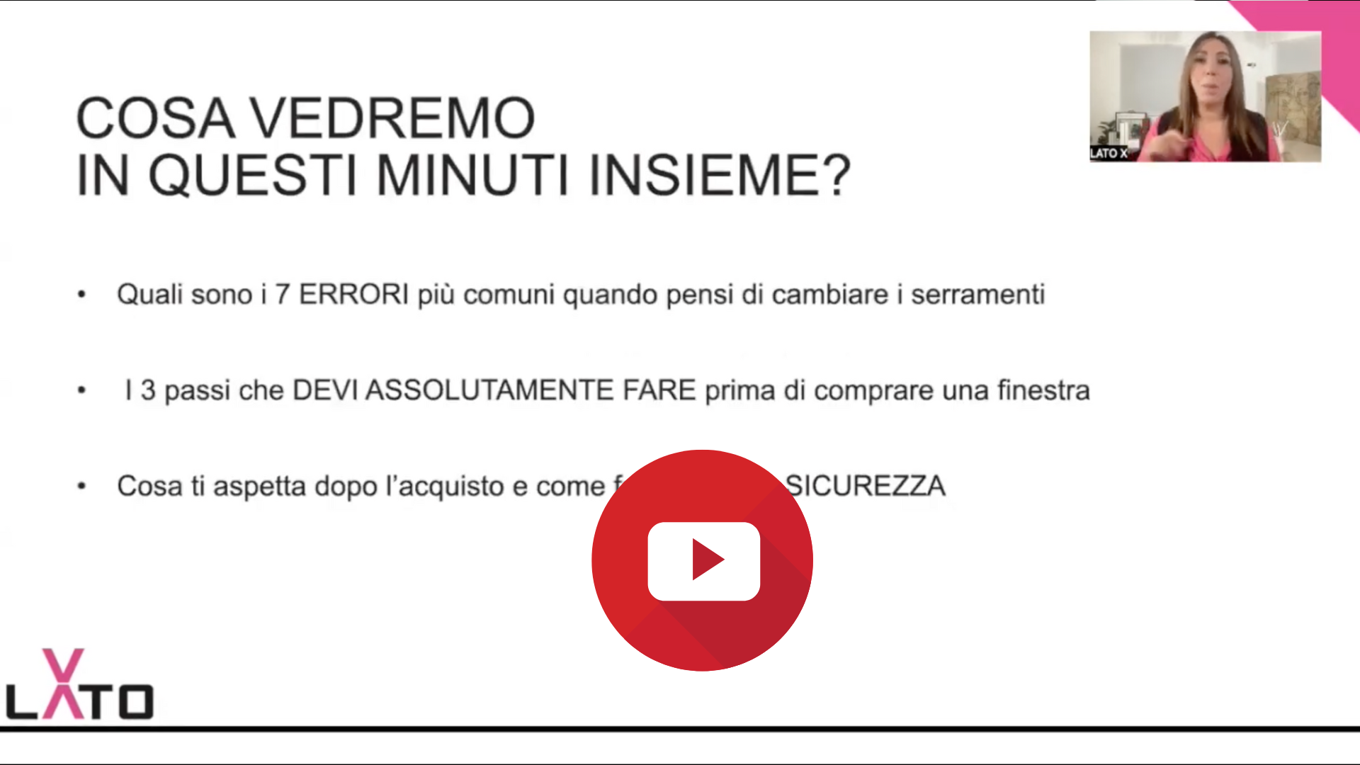Video Training Infissi e Serramenti Video Training Infissi e Serramenti